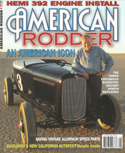 AMERICAN RODDER 2004 MAY - HEMI INSTALL,ELDELBROCK,ROADSTER, VINTAGE ALUM PART